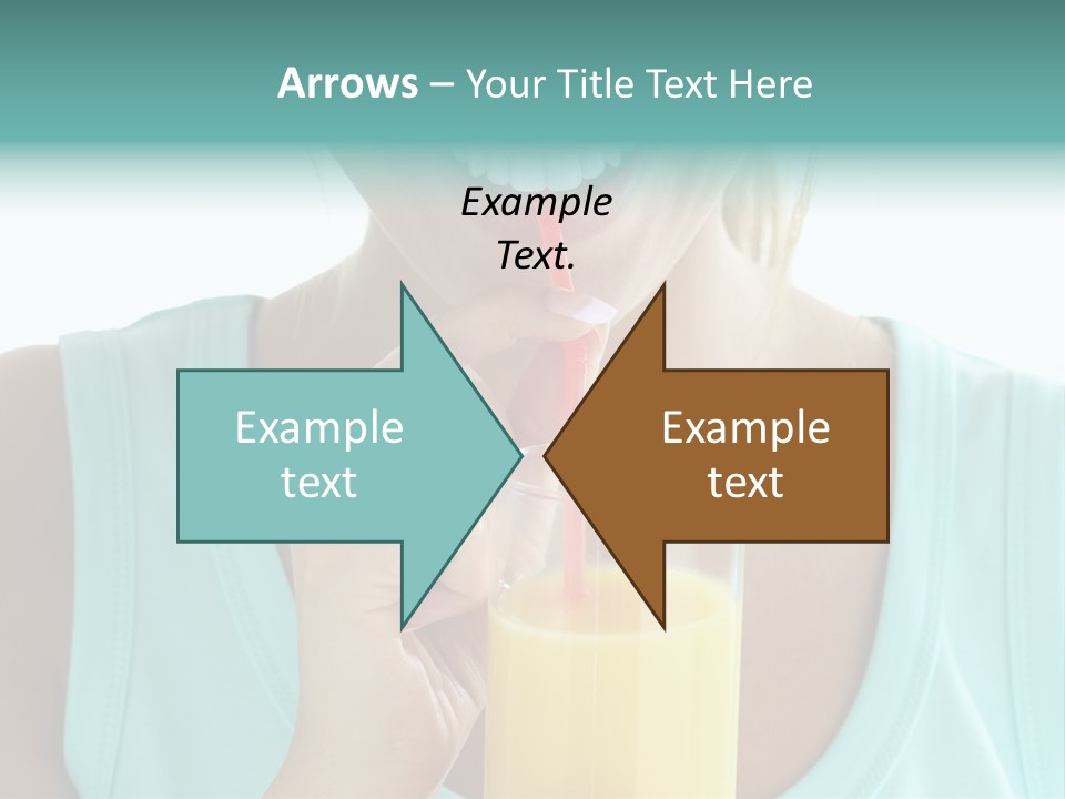 Caucasian Nutrition White PowerPoint Template