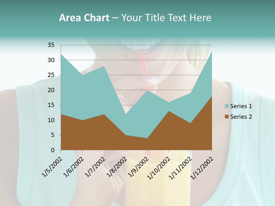 Caucasian Nutrition White PowerPoint Template
