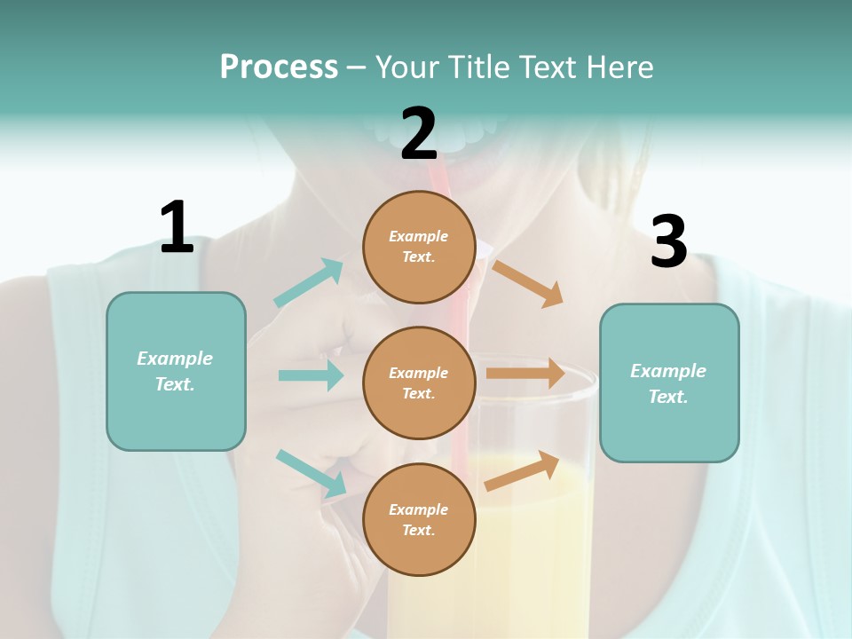 Caucasian Nutrition White PowerPoint Template