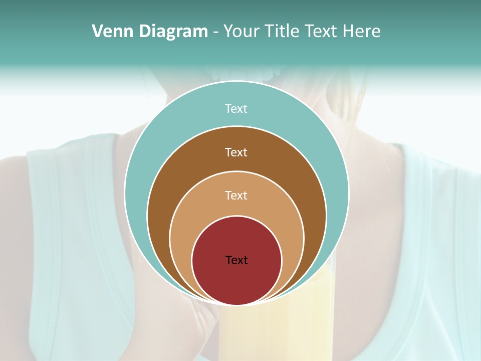 Caucasian Nutrition White PowerPoint Template