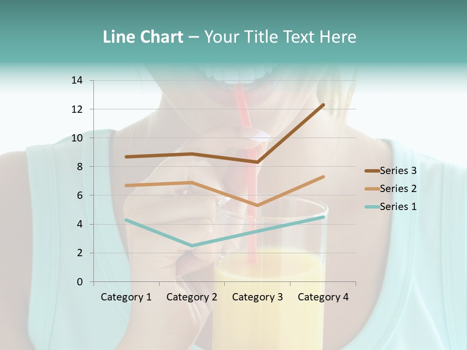 Caucasian Nutrition White PowerPoint Template