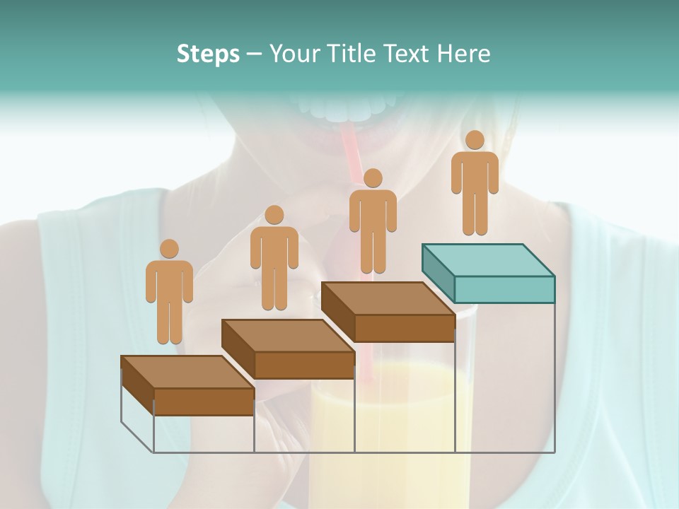 Caucasian Nutrition White PowerPoint Template