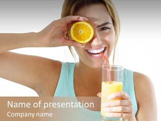 Happy Person Smile PowerPoint Template