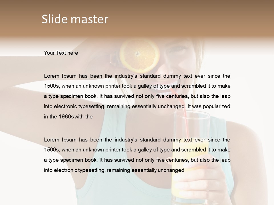 Happy Person Smile PowerPoint Template