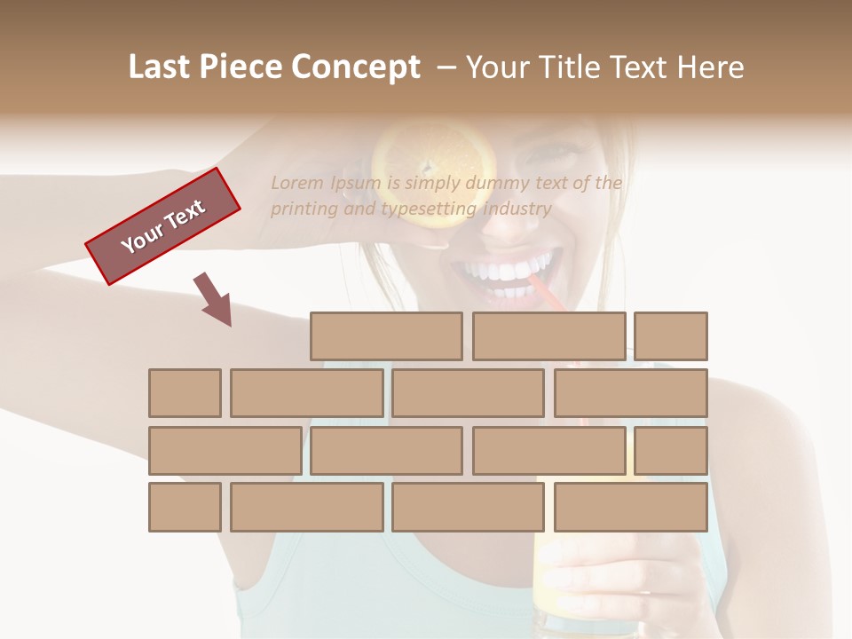 Happy Person Smile PowerPoint Template