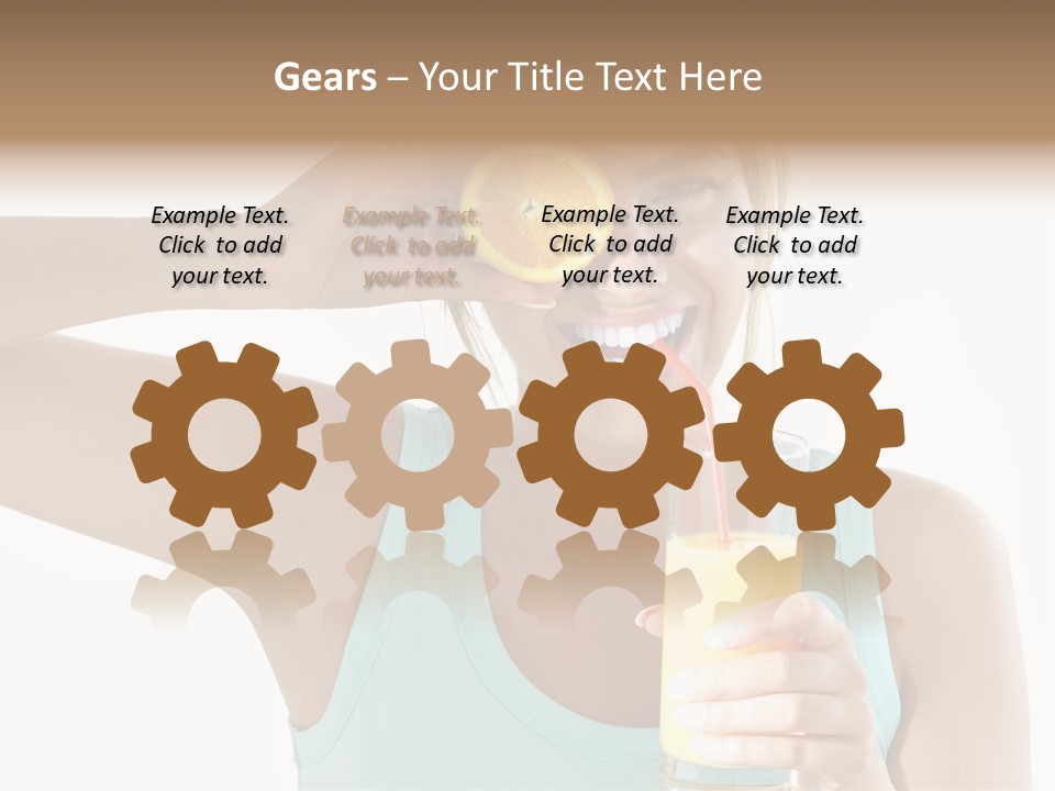 Happy Person Smile PowerPoint Template