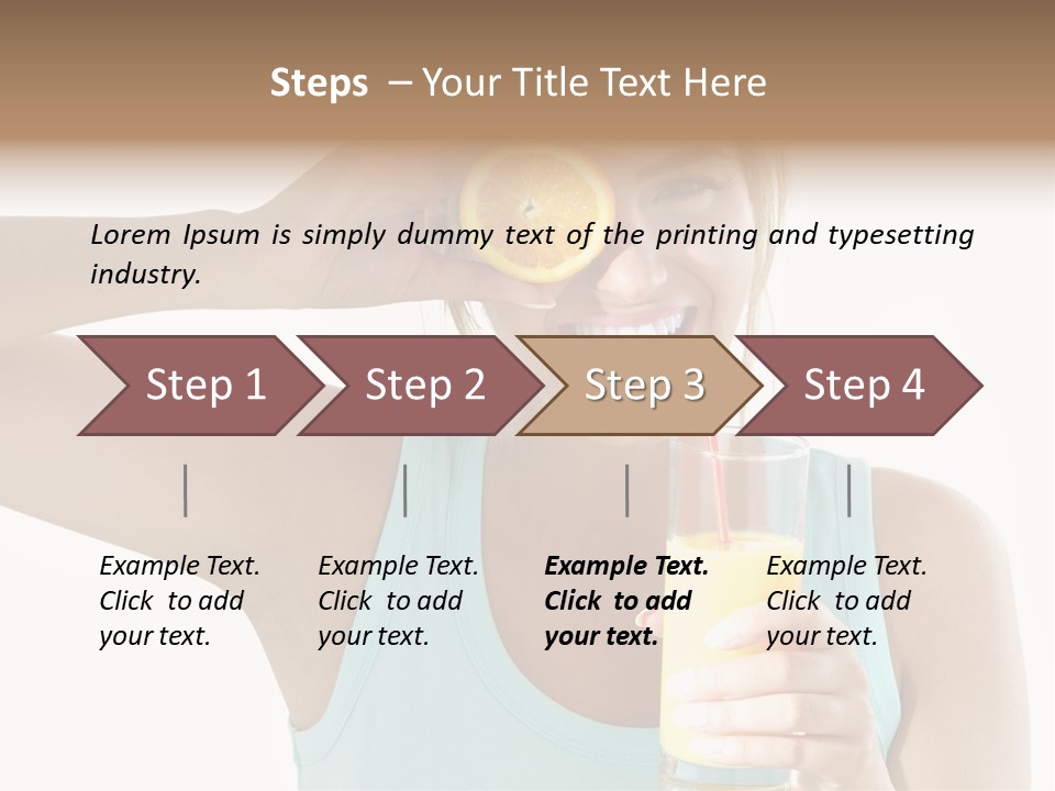 Happy Person Smile PowerPoint Template