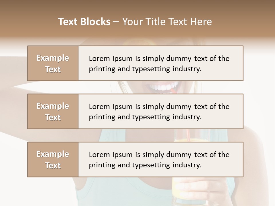 Happy Person Smile PowerPoint Template