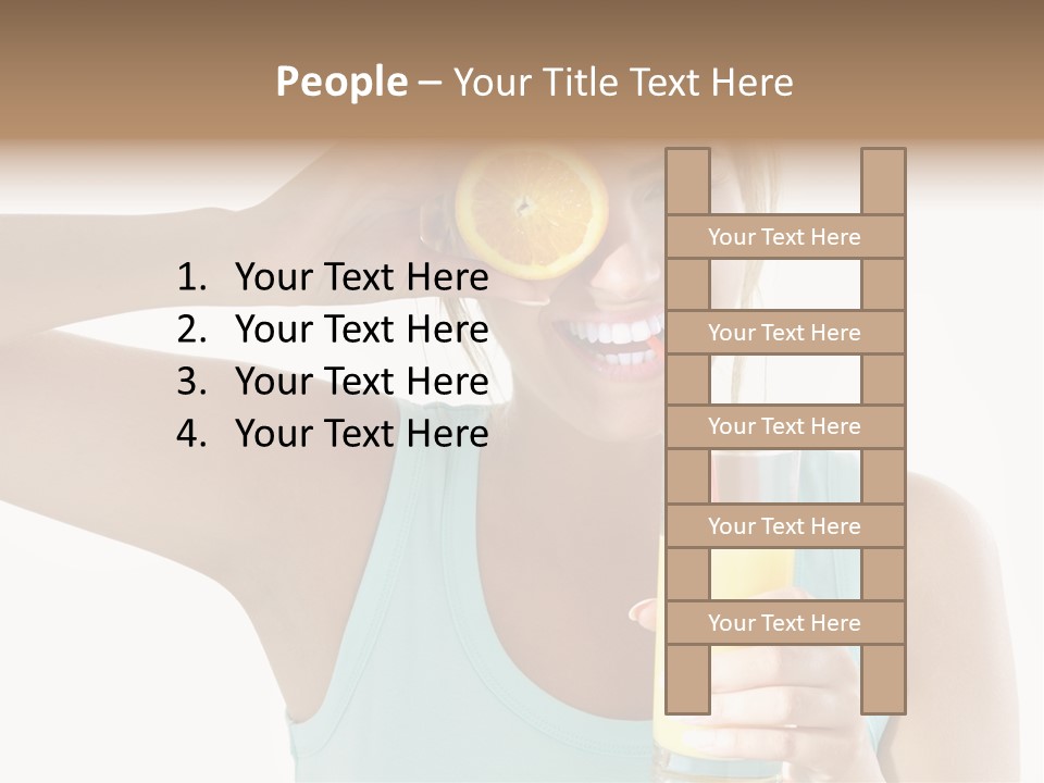Happy Person Smile PowerPoint Template