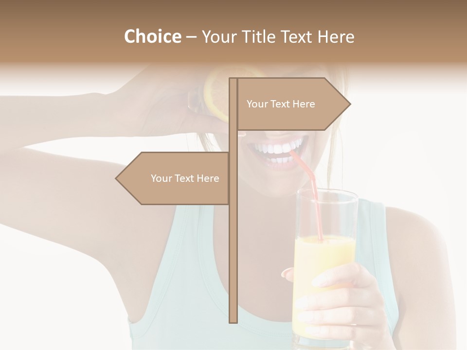 Happy Person Smile PowerPoint Template