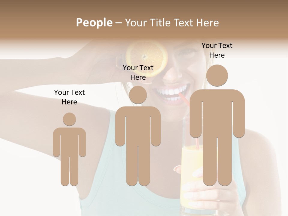 Happy Person Smile PowerPoint Template