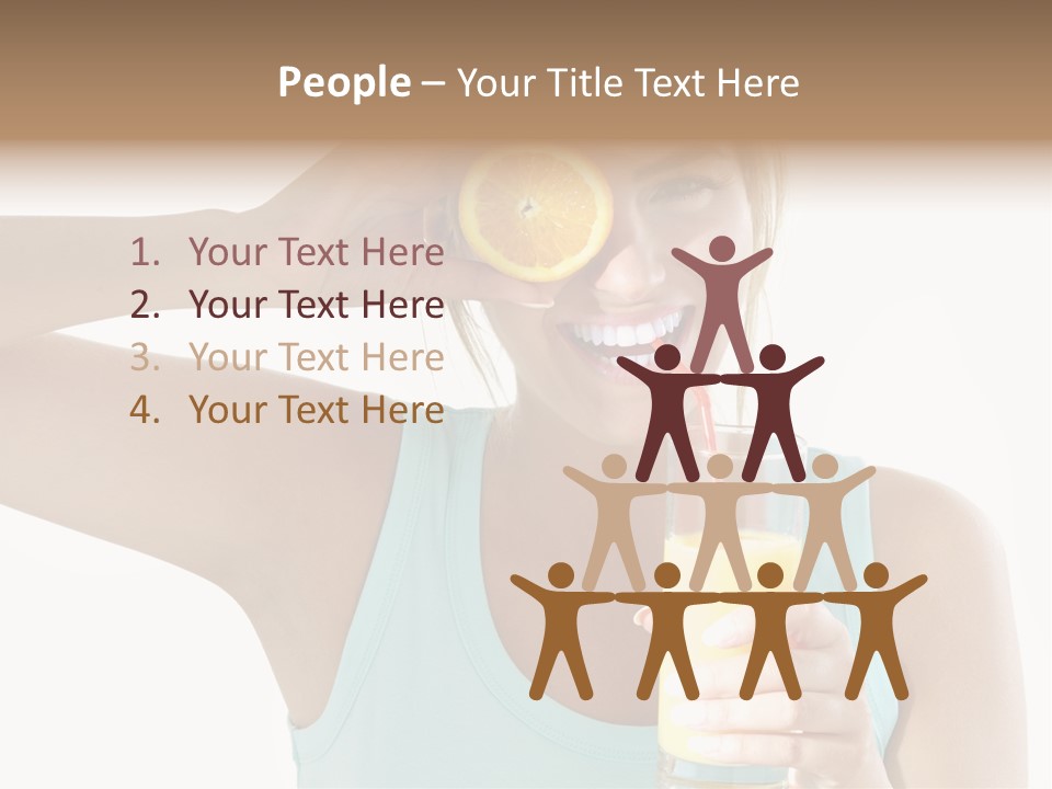 Happy Person Smile PowerPoint Template