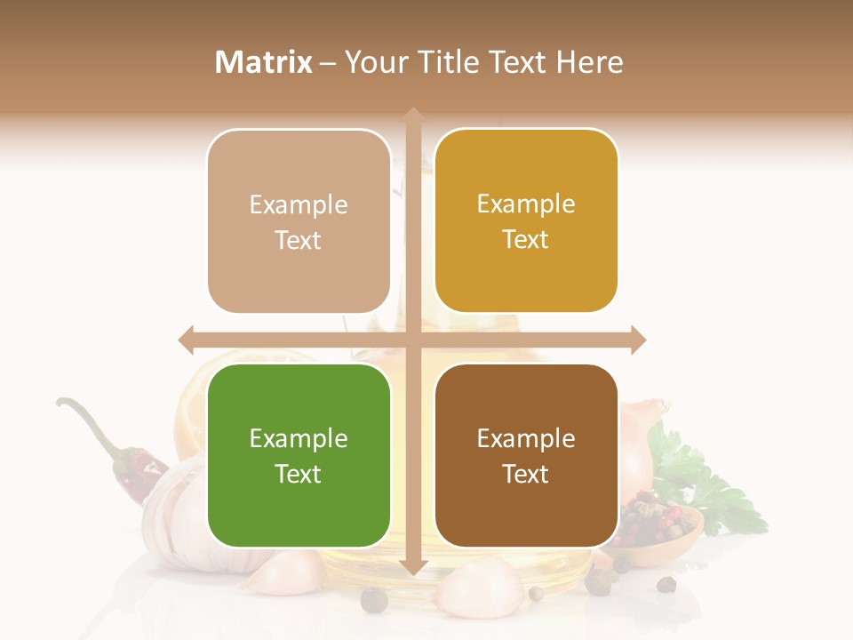 Olive Isolated Still Life PowerPoint Template