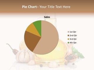 Olive Isolated Still Life PowerPoint Template