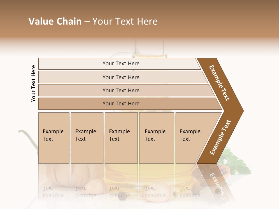 Olive Isolated Still Life PowerPoint Template