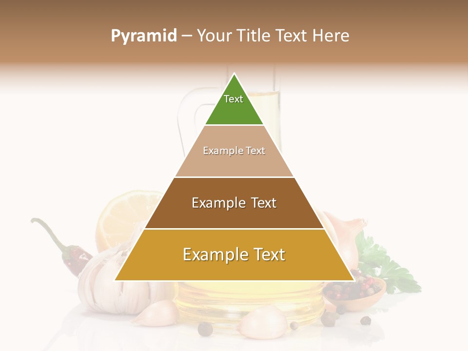 Olive Isolated Still Life PowerPoint Template