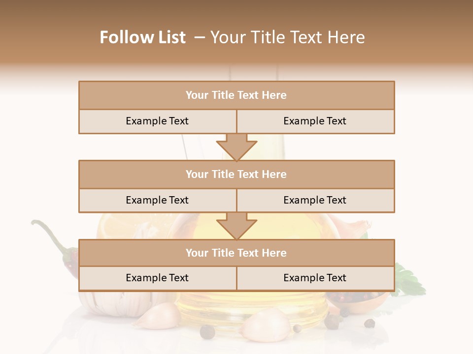 Olive Isolated Still Life PowerPoint Template