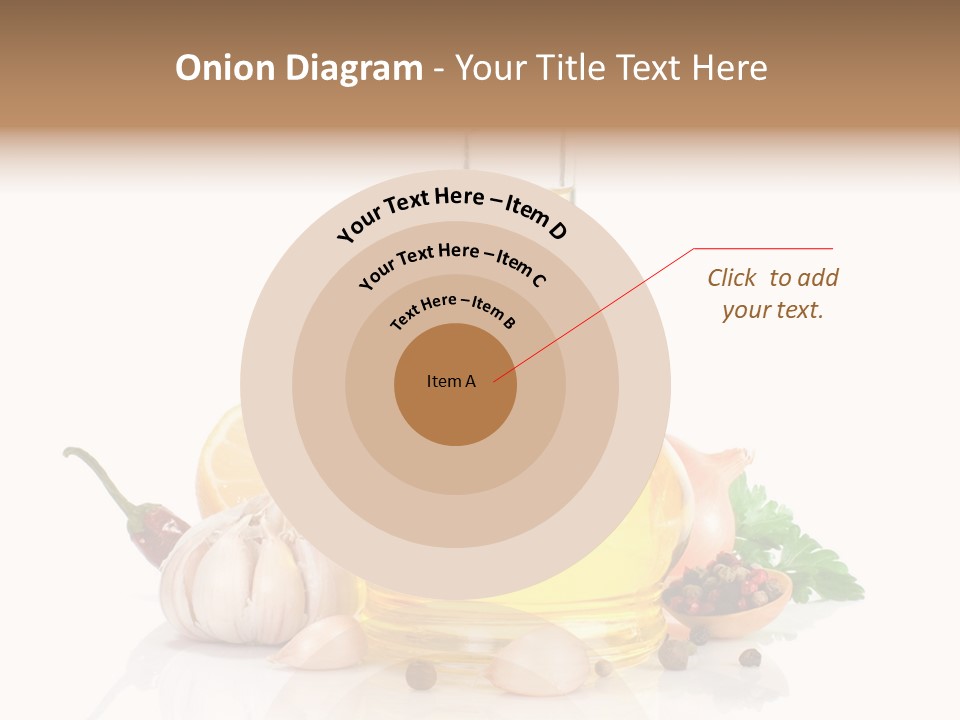 Olive Isolated Still Life PowerPoint Template