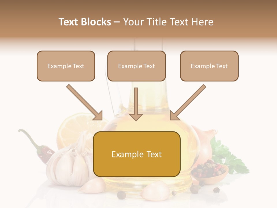 Olive Isolated Still Life PowerPoint Template