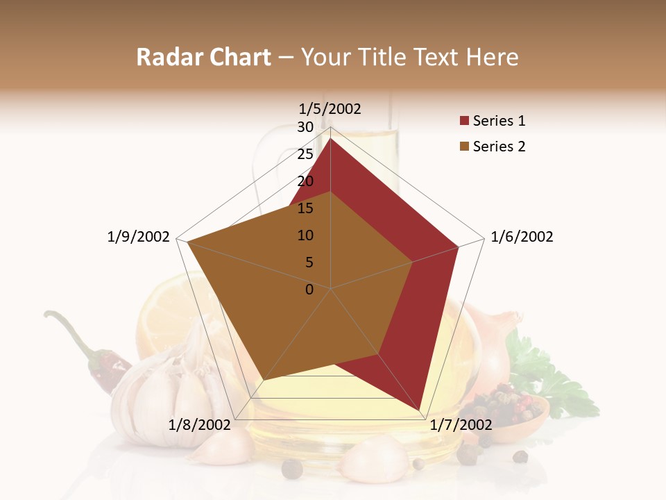 Olive Isolated Still Life PowerPoint Template