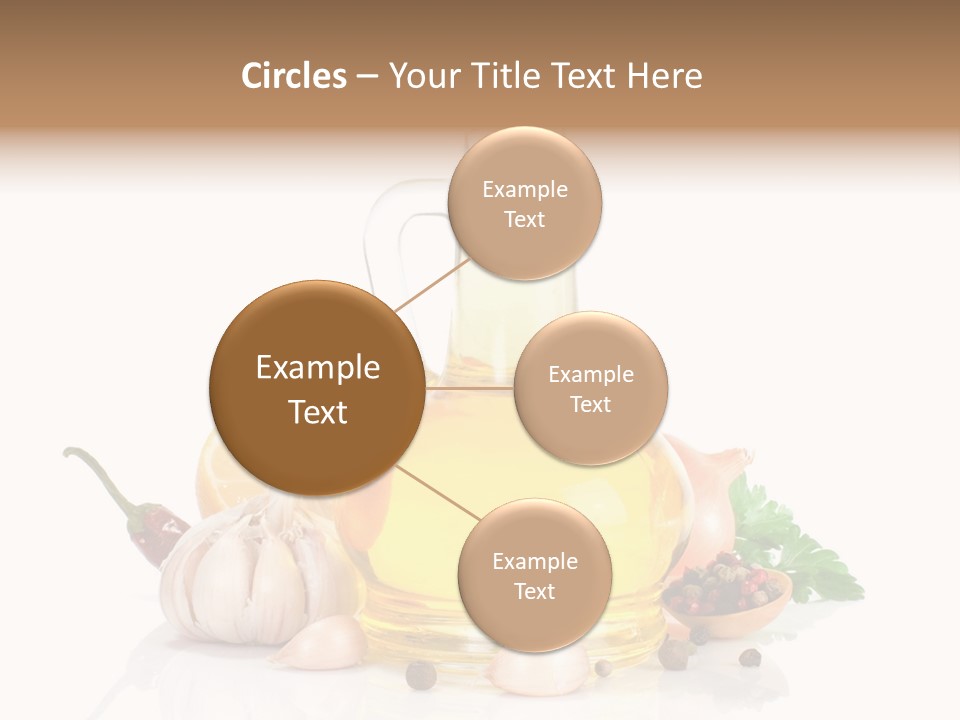 Olive Isolated Still Life PowerPoint Template