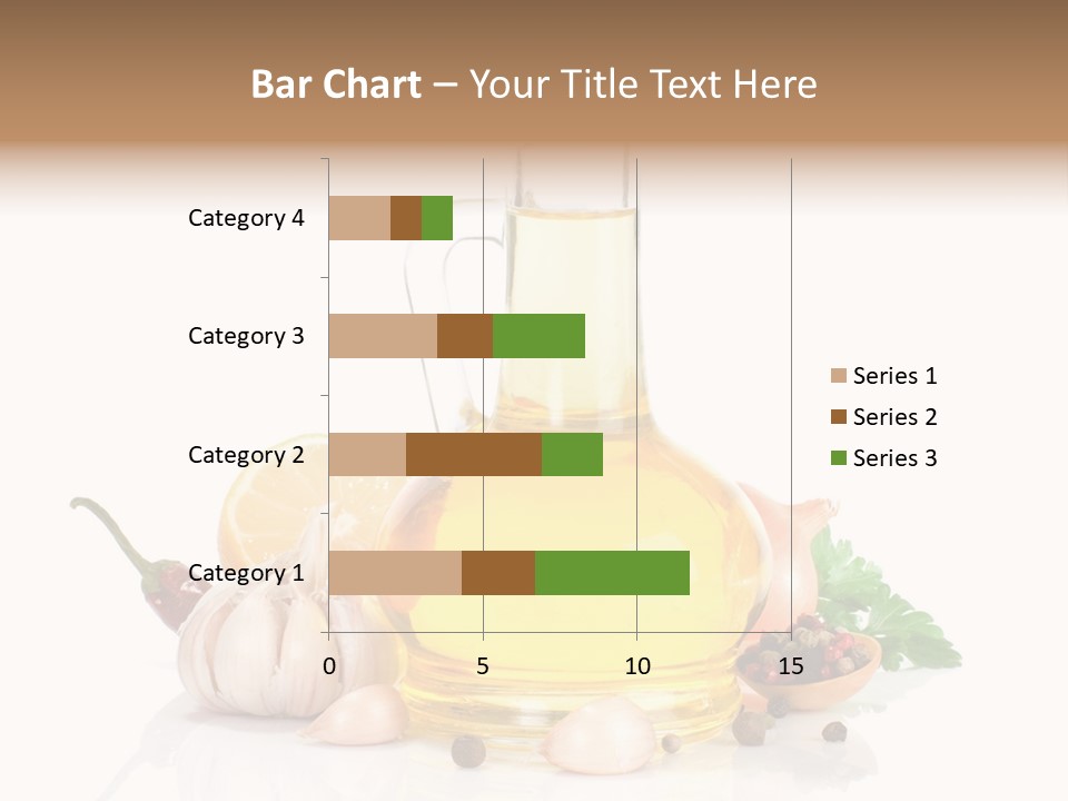 Olive Isolated Still Life PowerPoint Template