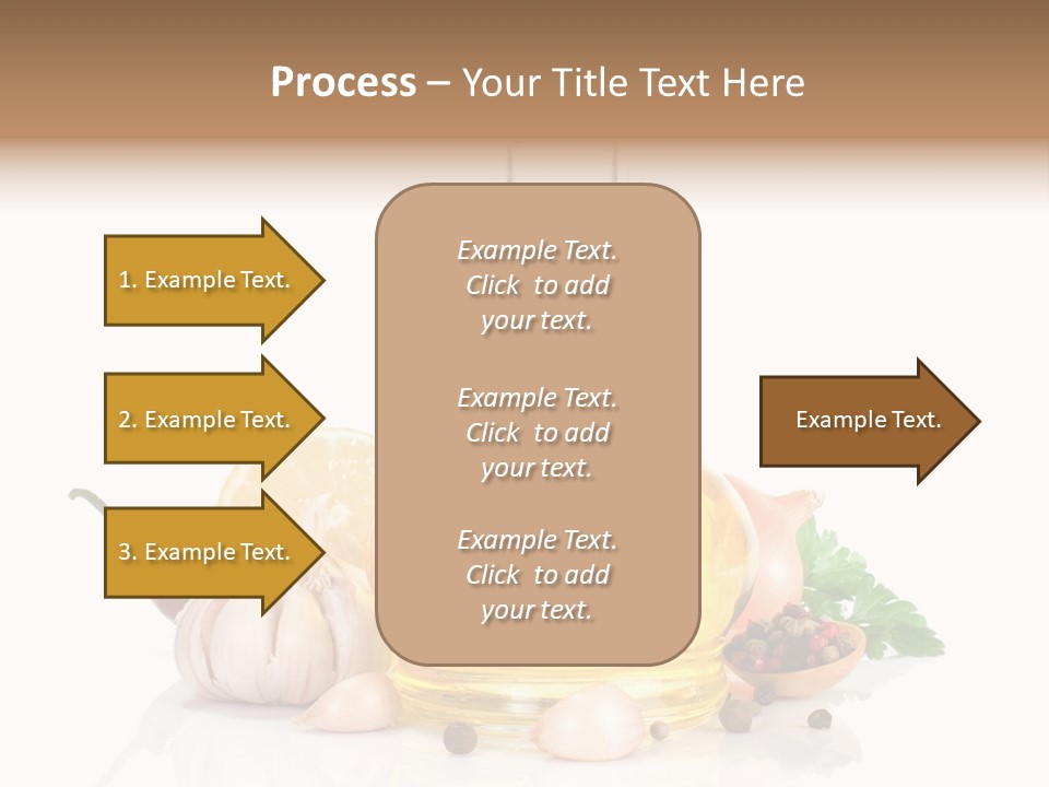 Olive Isolated Still Life PowerPoint Template