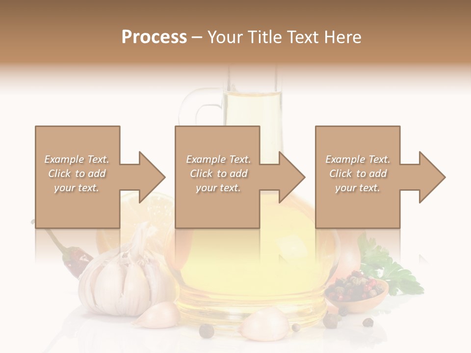 Olive Isolated Still Life PowerPoint Template