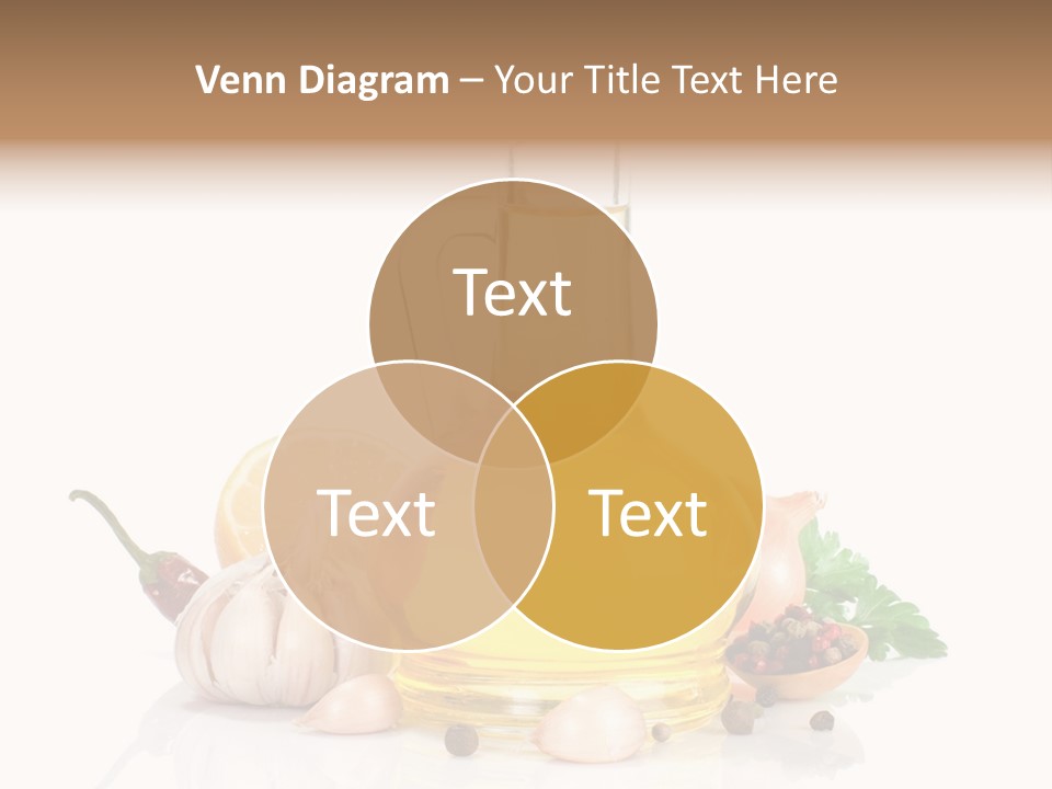 Olive Isolated Still Life PowerPoint Template