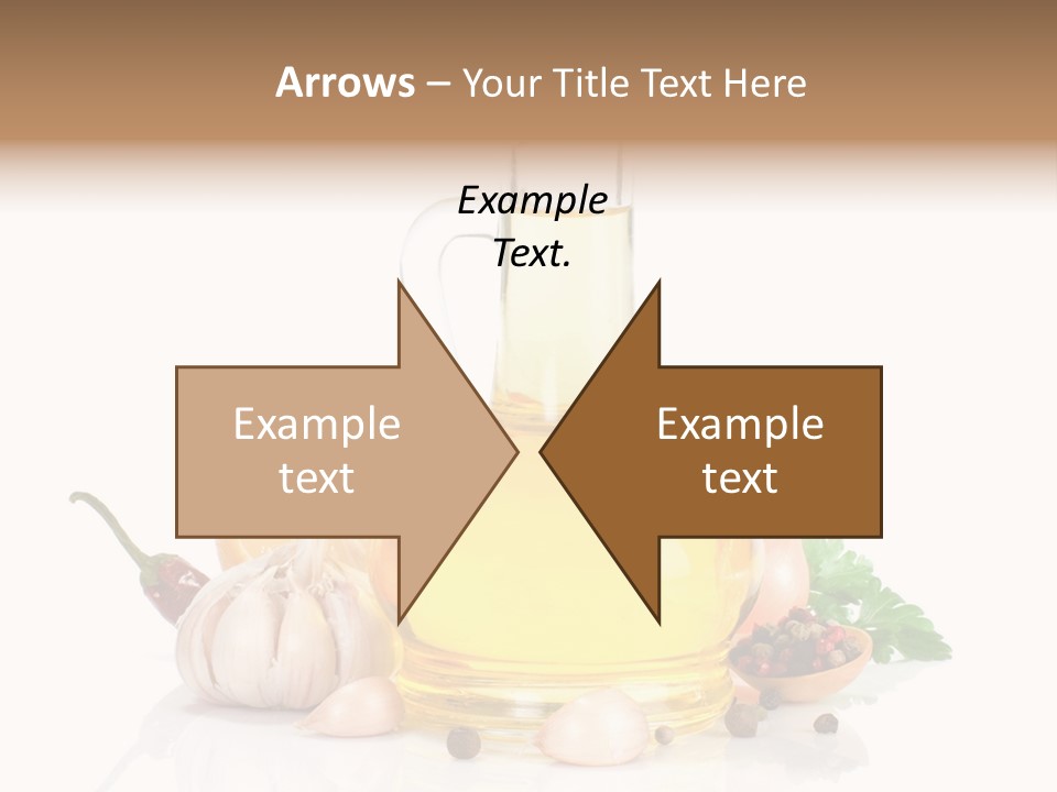 Olive Isolated Still Life PowerPoint Template