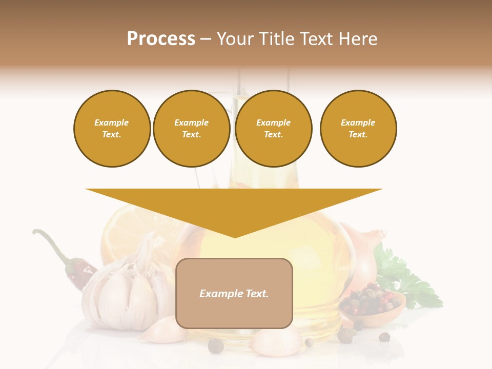 Olive Isolated Still Life PowerPoint Template