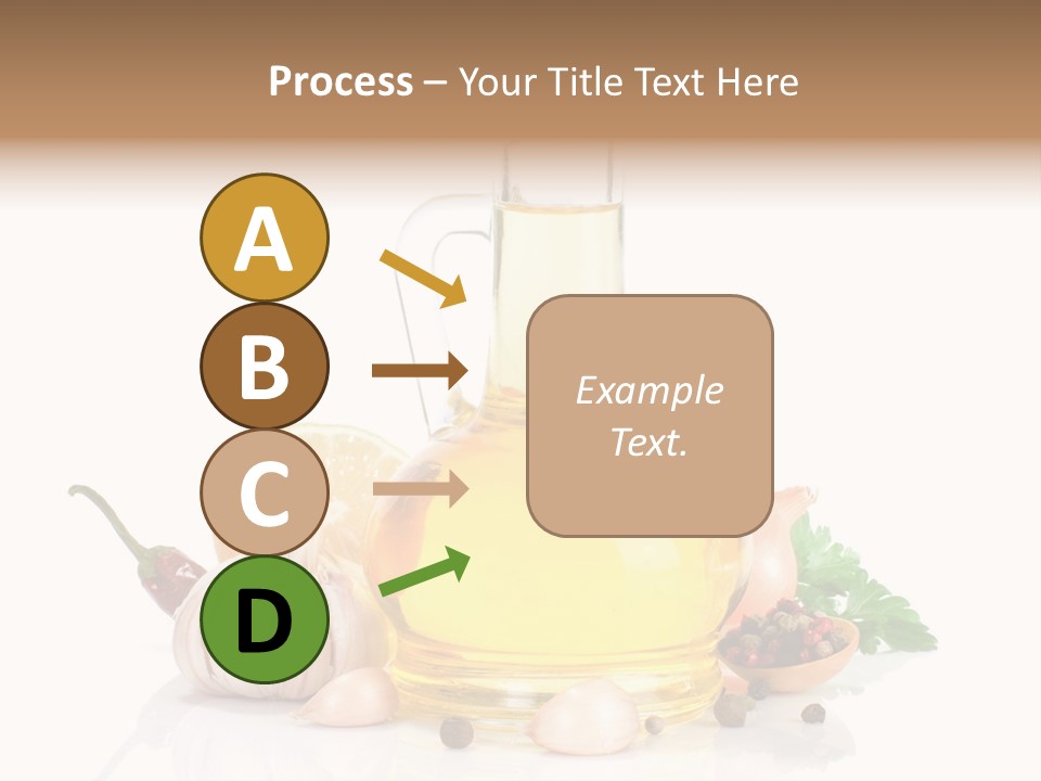Olive Isolated Still Life PowerPoint Template
