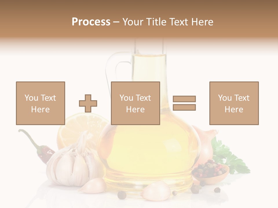 Olive Isolated Still Life PowerPoint Template