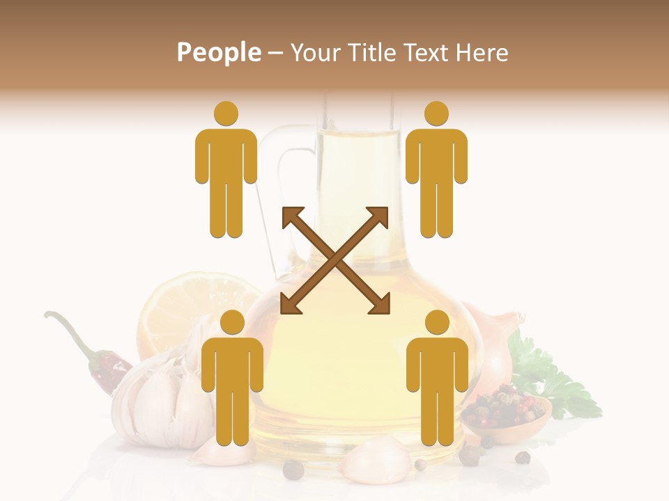 Olive Isolated Still Life PowerPoint Template