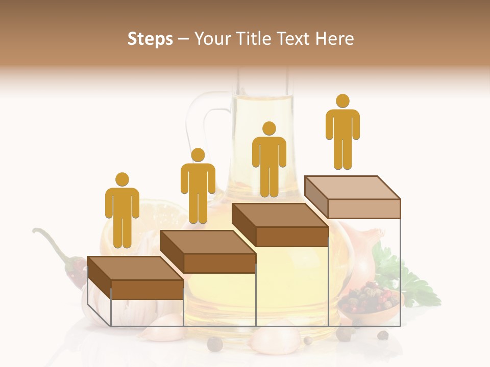 Olive Isolated Still Life PowerPoint Template