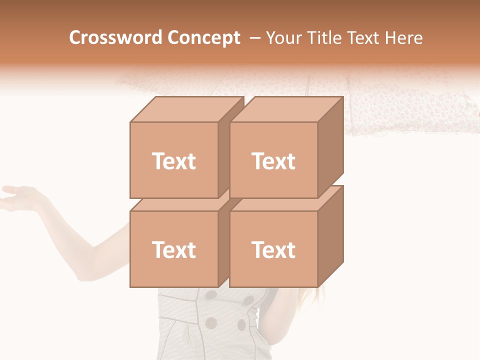 Hair Suitcase One PowerPoint Template