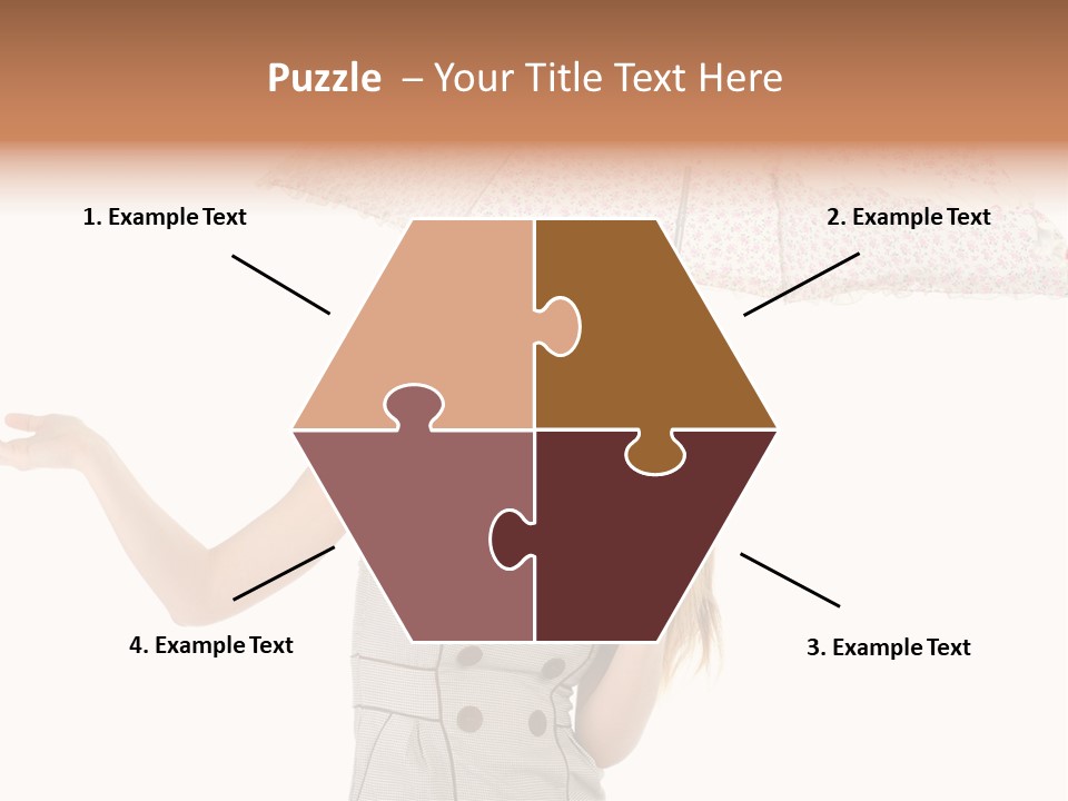 Hair Suitcase One PowerPoint Template