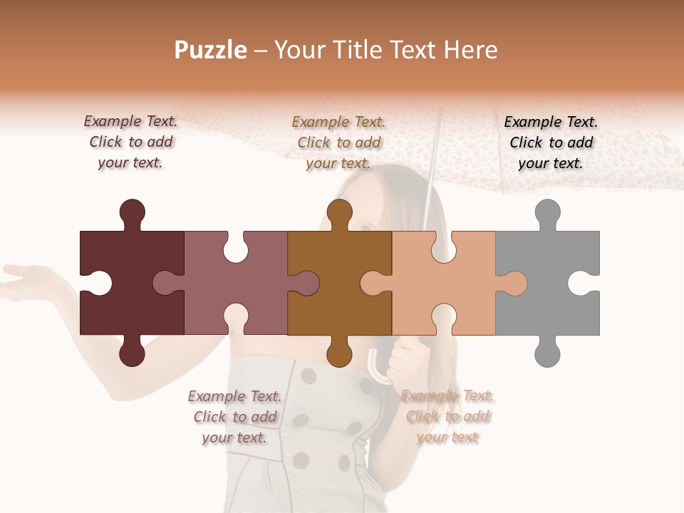 Hair Suitcase One PowerPoint Template