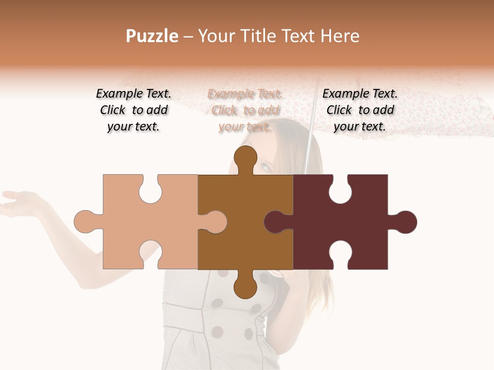 Hair Suitcase One PowerPoint Template