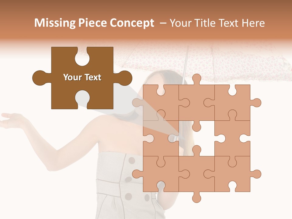 Hair Suitcase One PowerPoint Template