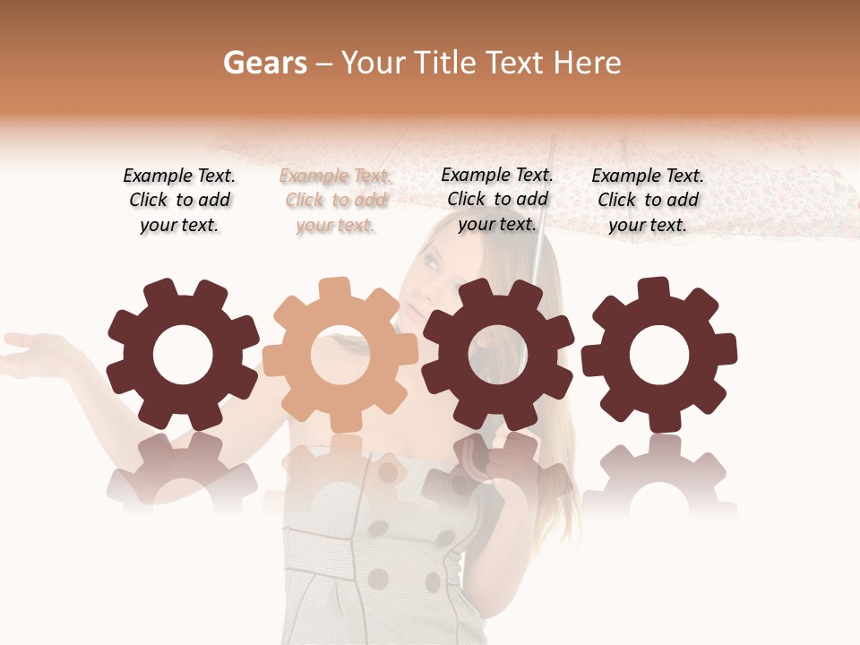 Hair Suitcase One PowerPoint Template