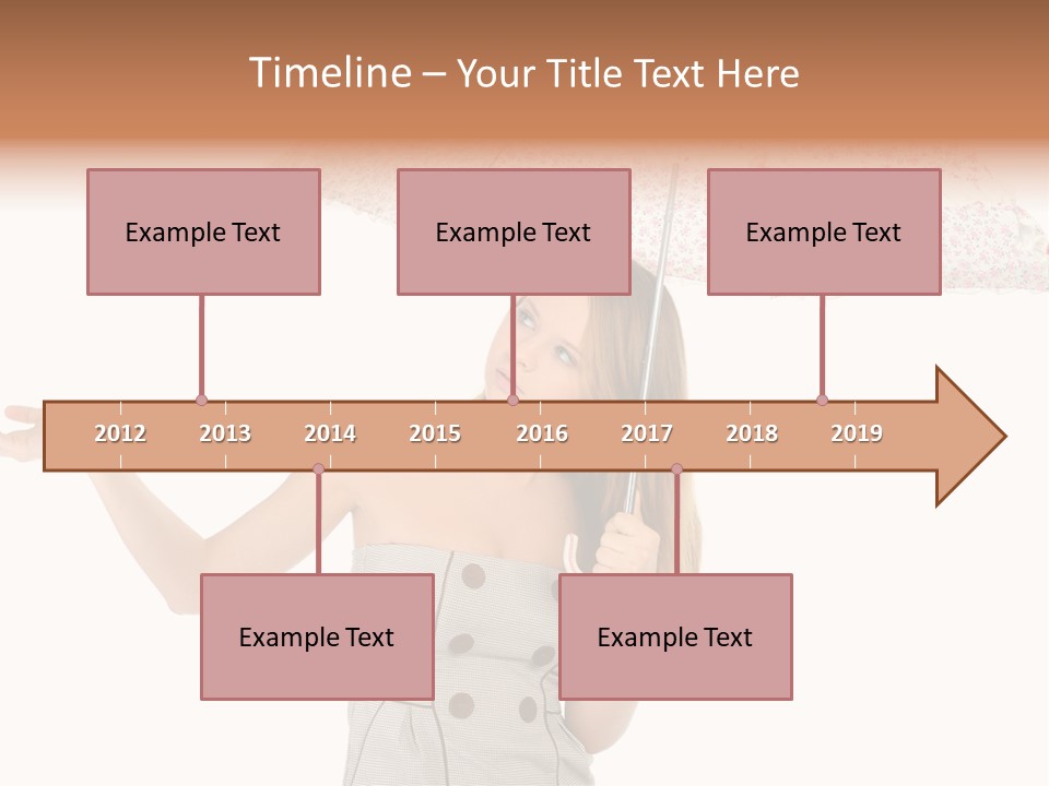 Hair Suitcase One PowerPoint Template