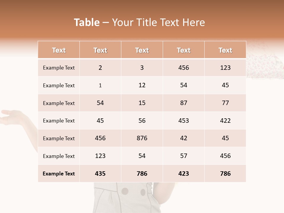Hair Suitcase One PowerPoint Template