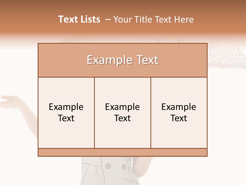 Hair Suitcase One PowerPoint Template