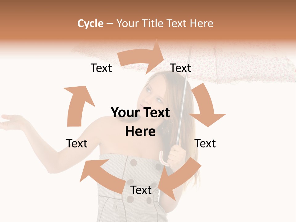 Hair Suitcase One PowerPoint Template