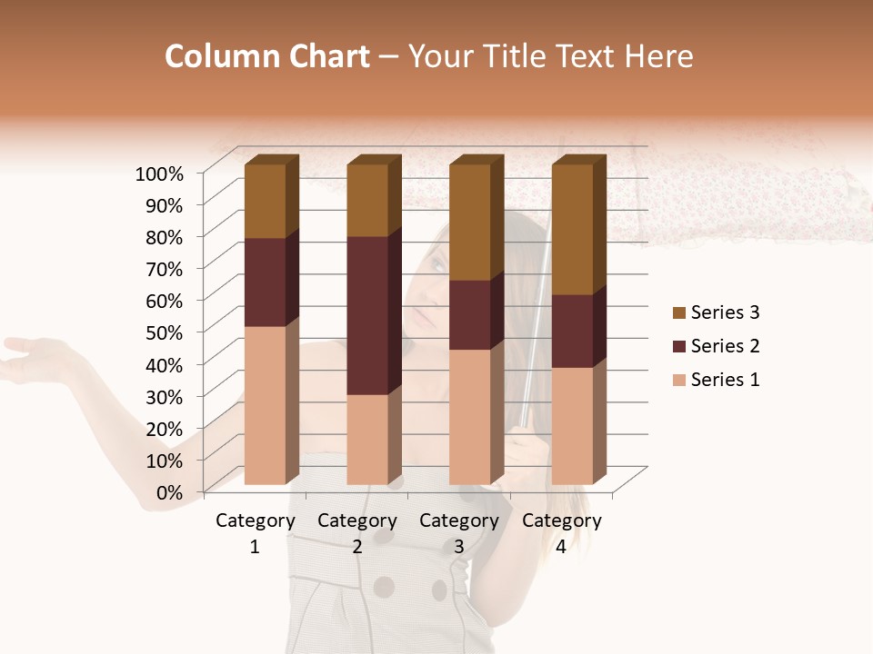 Hair Suitcase One PowerPoint Template