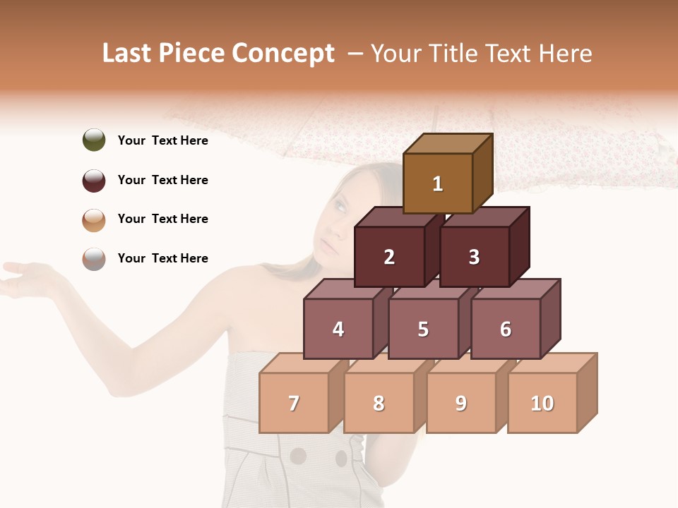 Hair Suitcase One PowerPoint Template