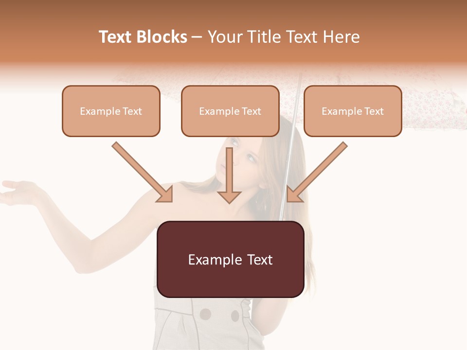Hair Suitcase One PowerPoint Template