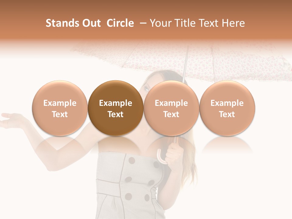 Hair Suitcase One PowerPoint Template