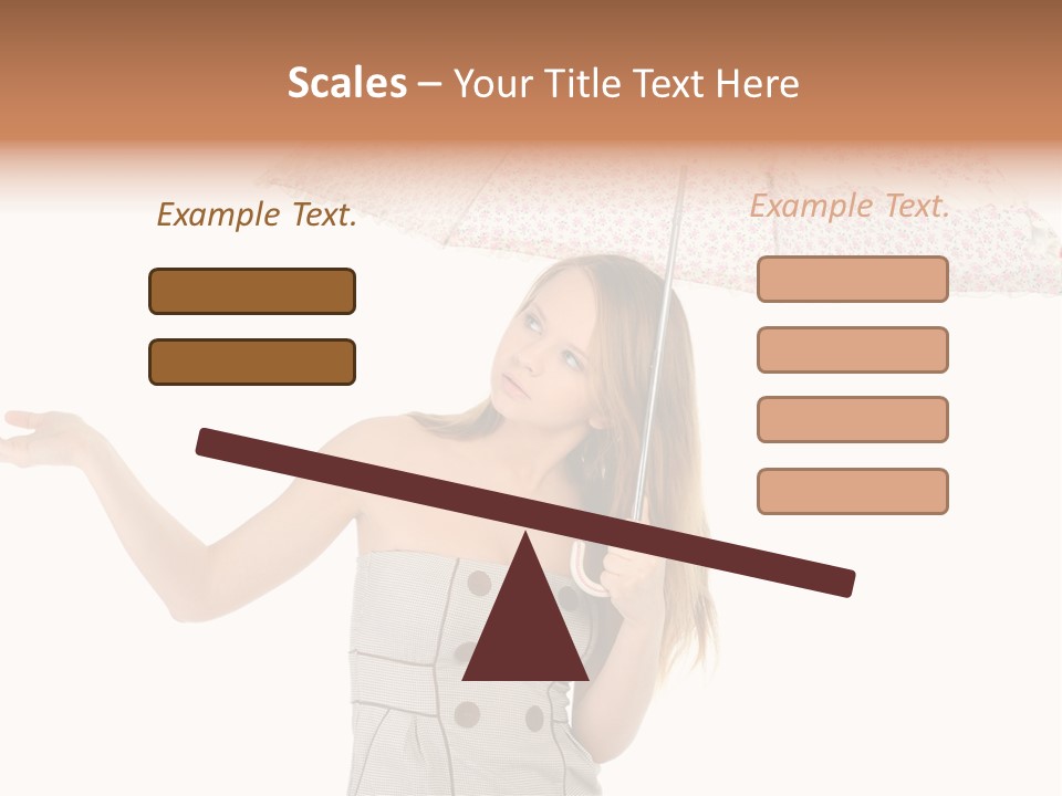 Hair Suitcase One PowerPoint Template